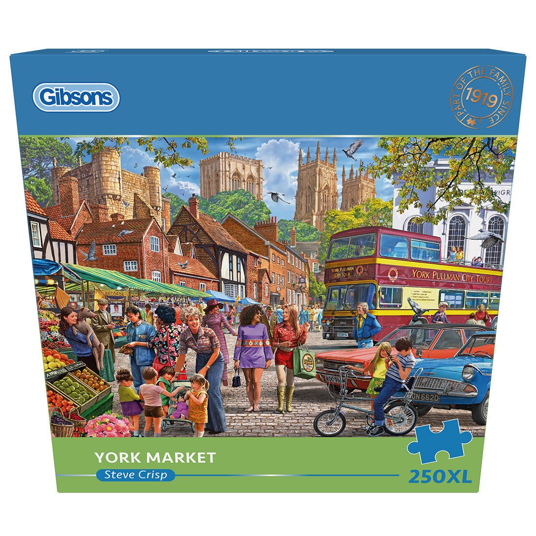 Gibsons York Market 250 XL Piece Jigsaw Puzzle - Phillips Hobbies