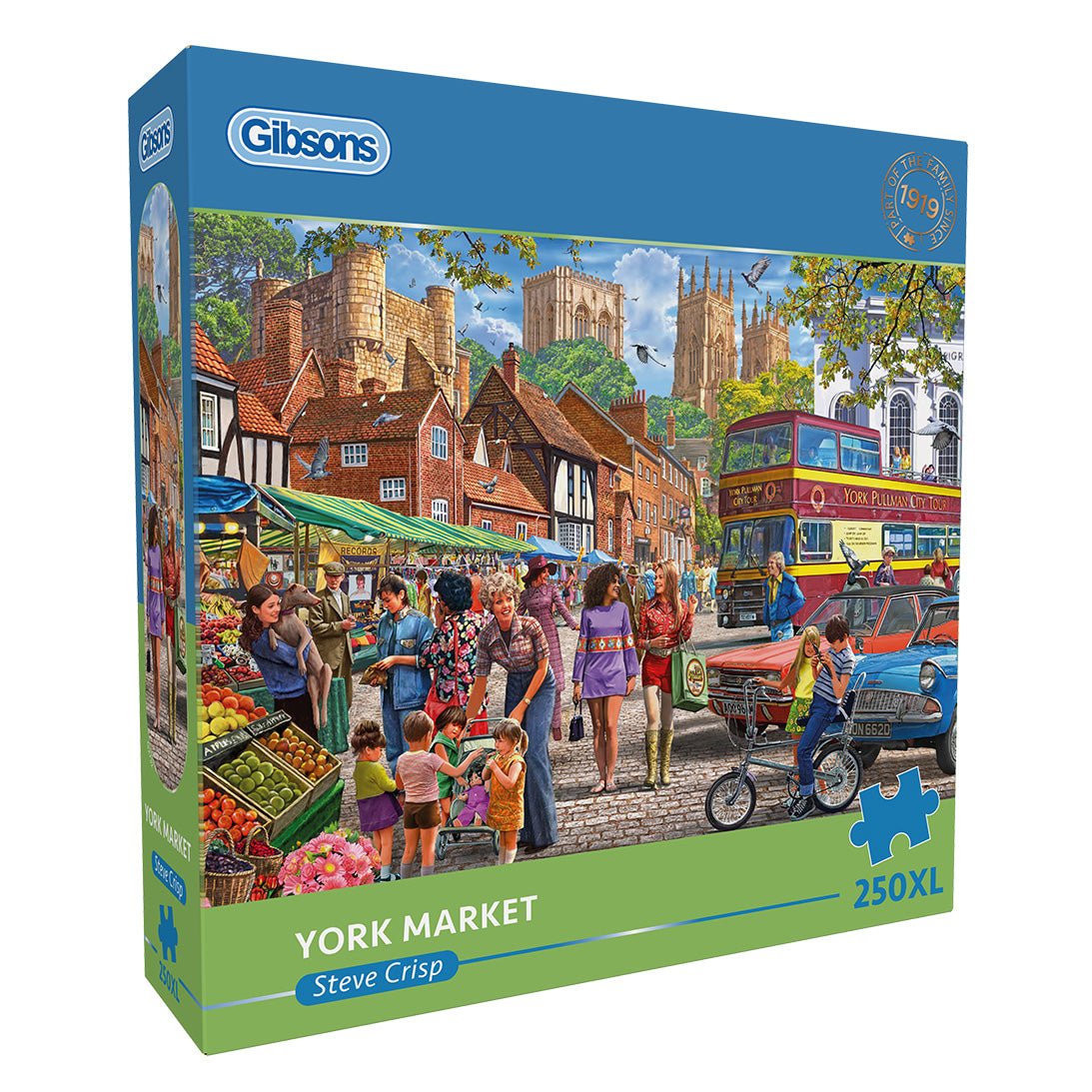 Gibsons York Market 250 XL Piece Jigsaw Puzzle - Phillips Hobbies