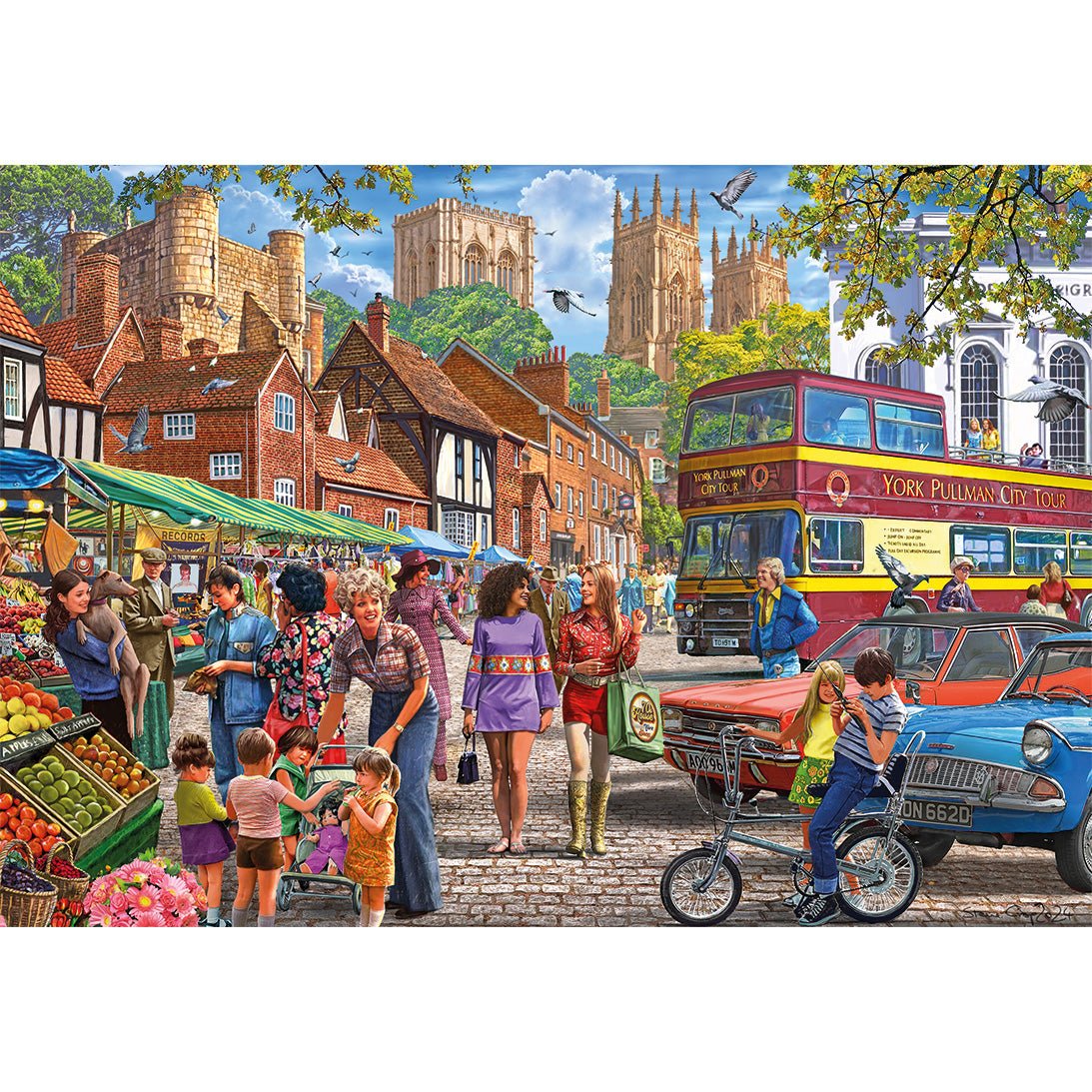 Gibsons York Market 250 XL Piece Jigsaw Puzzle - Phillips Hobbies