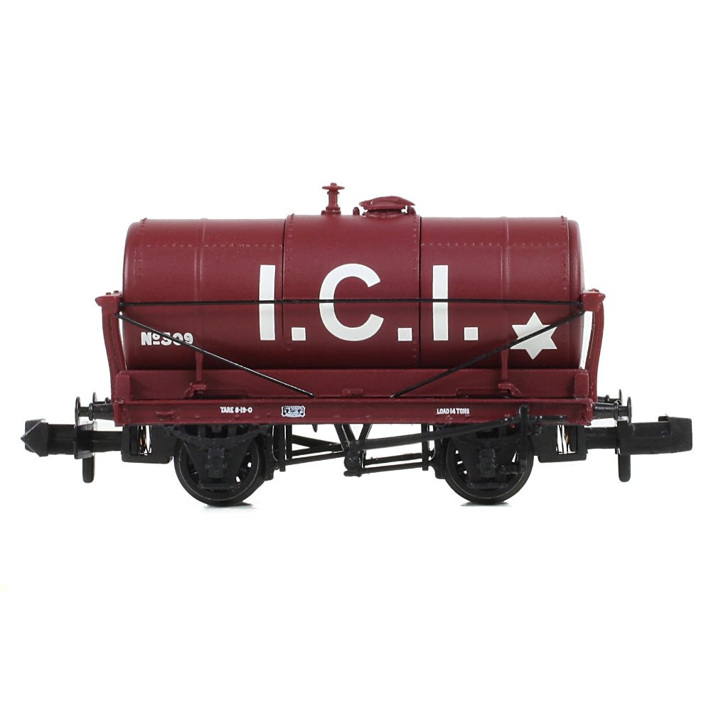 Graham Farish 373 - 682A 14T Tank Wagon 'ICI' Maroon - N Gauge - Phillips Hobbies