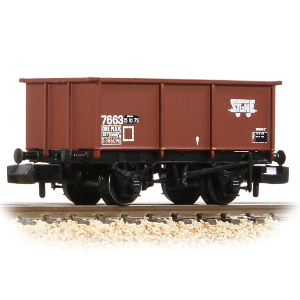 Graham Farish BR 27T Steel Tippler Wagon BR Bauxite (TOPS) [WL] - N Gauge - Phillips Hobbies