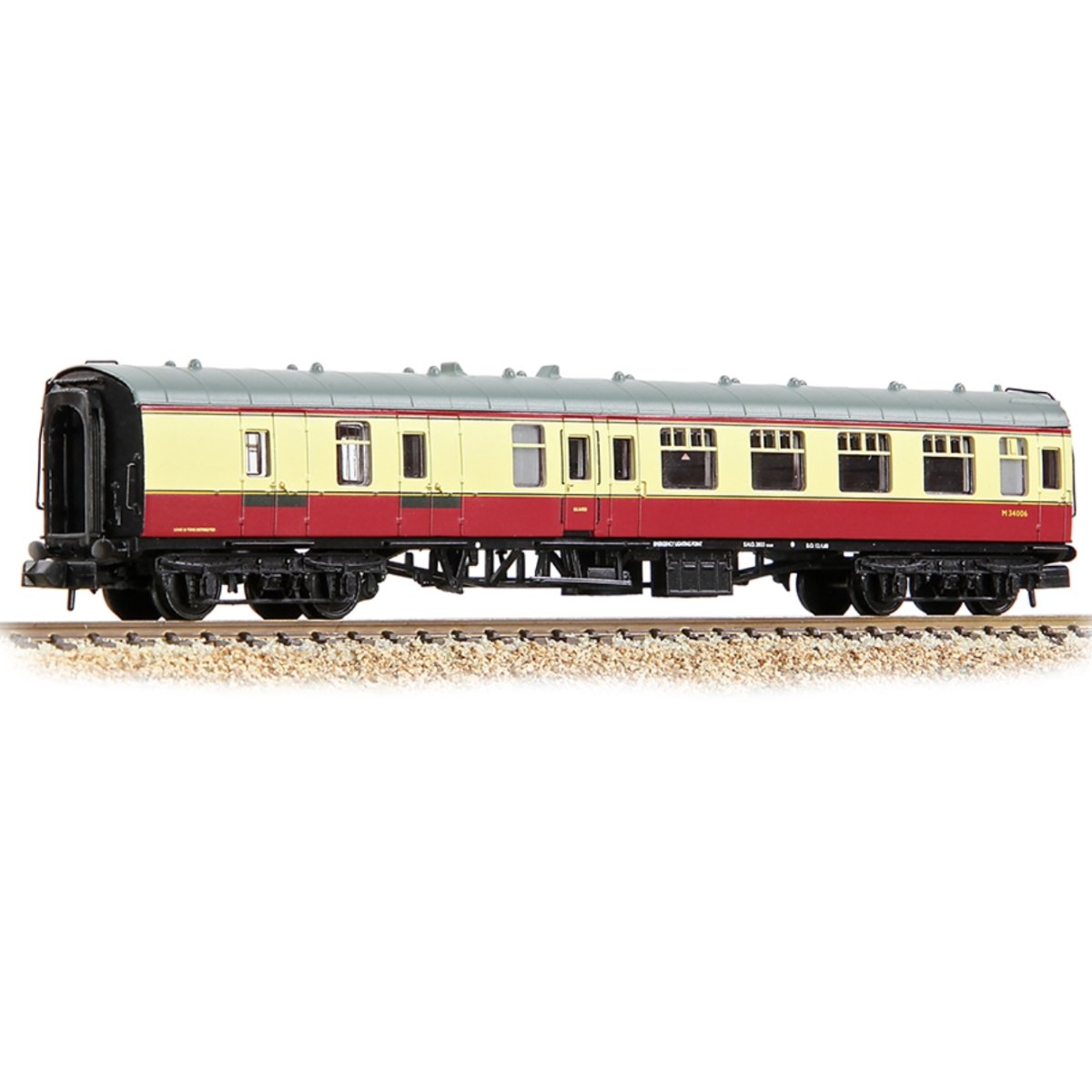 Graham Farish BR Mk1 BSK Brake Second Corridor BR Crimson & Cream - N Gauge - Phillips Hobbies