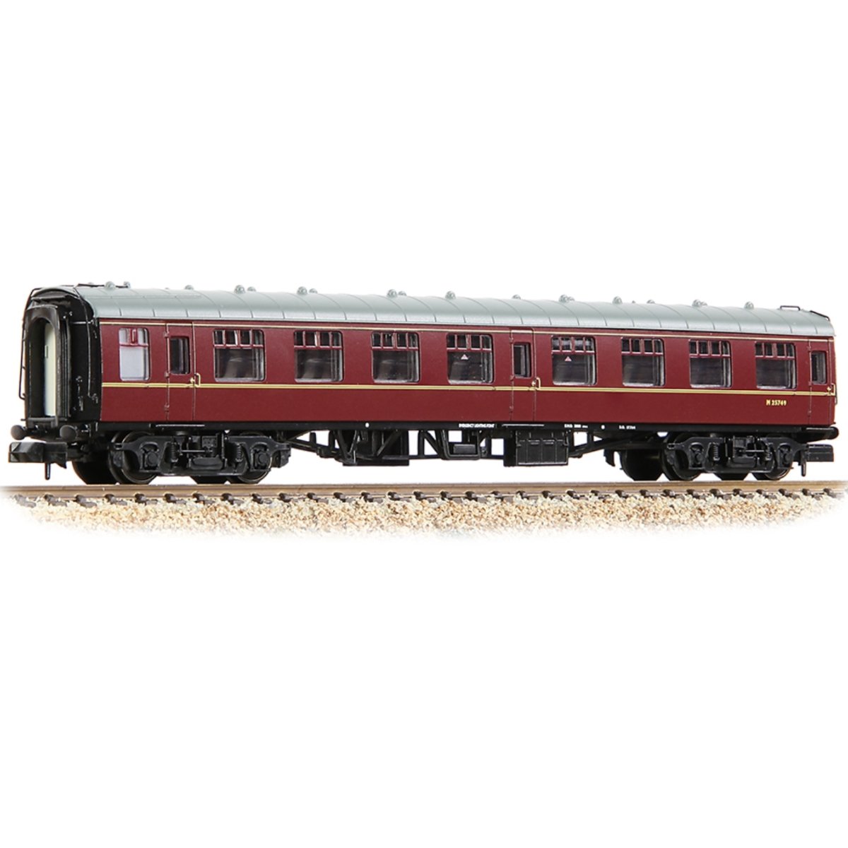 Graham Farish BR Mk1 SK Second Corridor BR Maroon - N Gauge - Phillips Hobbies