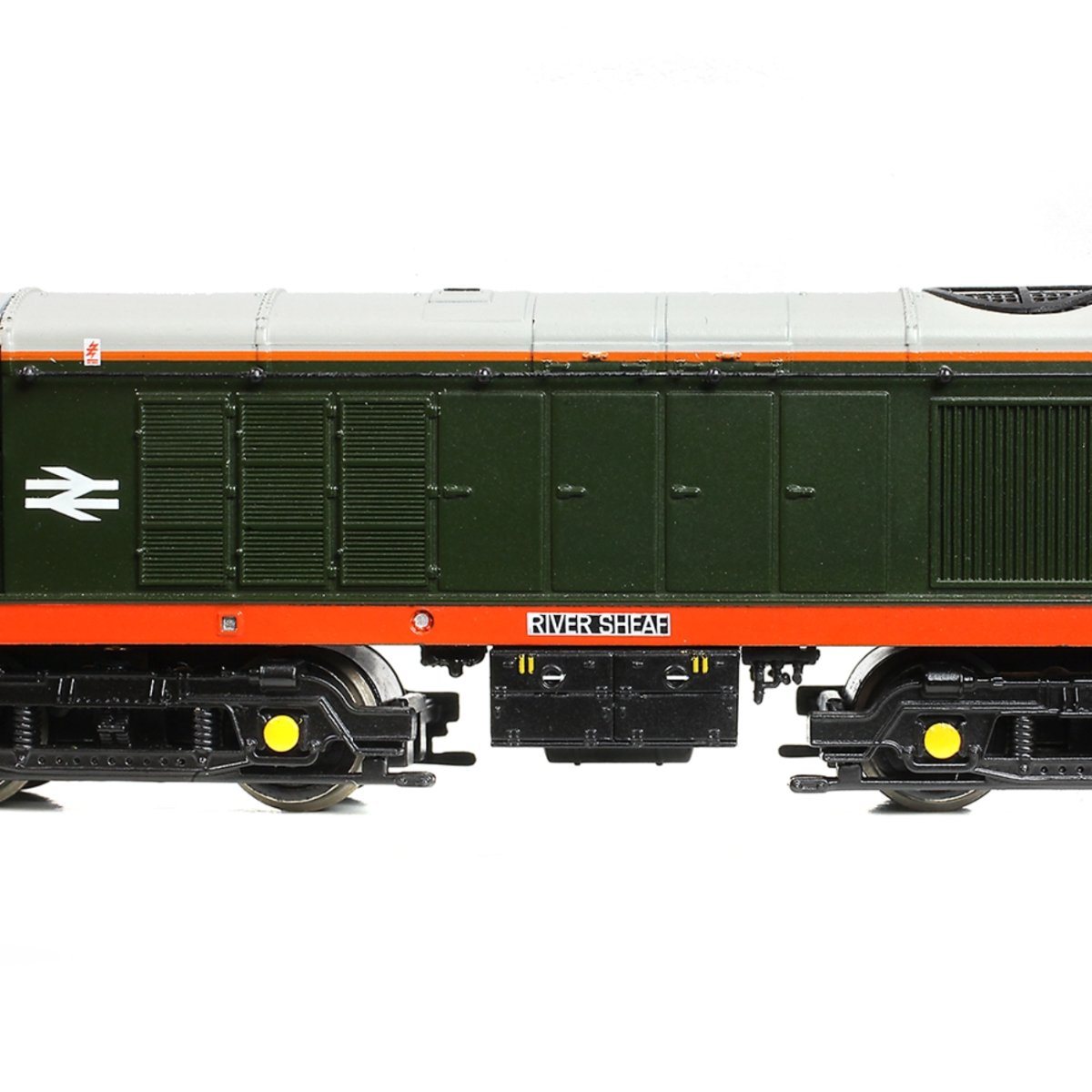 Graham Farish Class 20/0 Disc Headcode 20064 'River Sheaf' BR Green (Red Solebar) - N Gauge - Phillips Hobbies