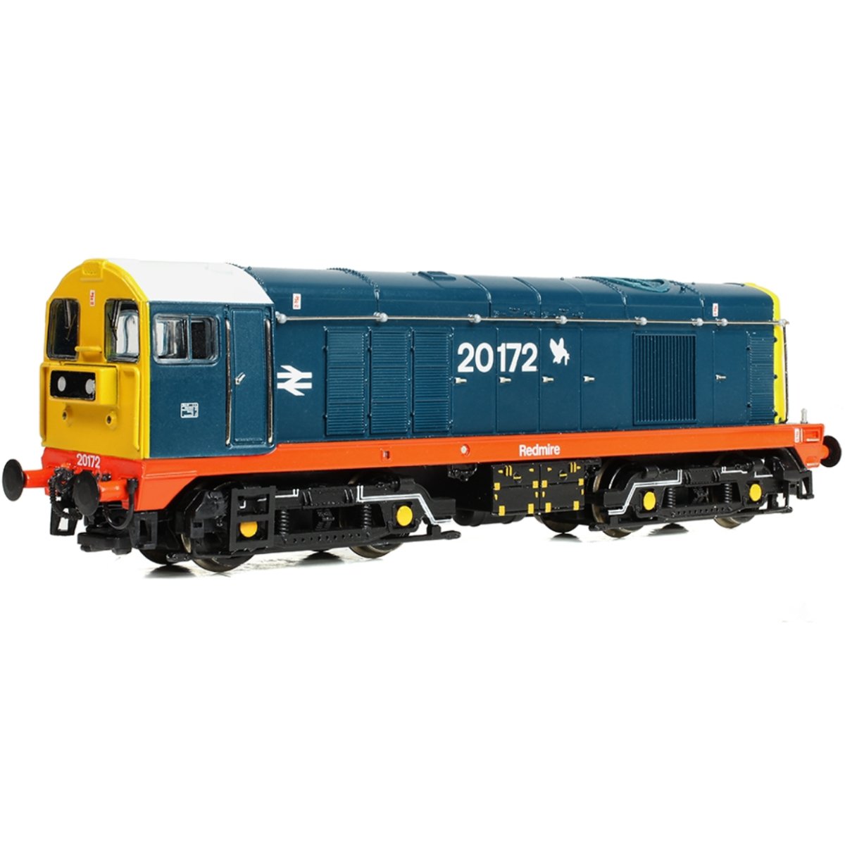 Graham Farish Class 20/0 Headcode Box 20172 'Redmire' BR Blue (Red Solebar) - N Gauge - Phillips Hobbies