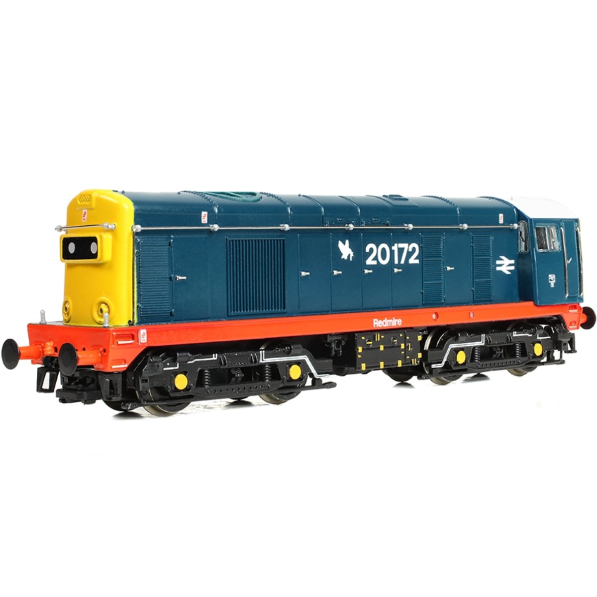 Graham Farish Class 20/0 Headcode Box 20172 'Redmire' BR Blue (Red Solebar) - N Gauge - Phillips Hobbies