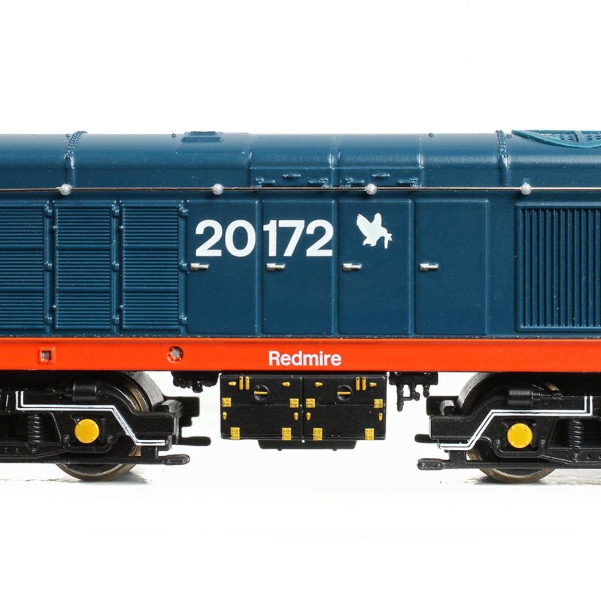 Graham Farish Class 20/0 Headcode Box 20172 'Redmire' BR Blue (Red Solebar) - N Gauge - Phillips Hobbies