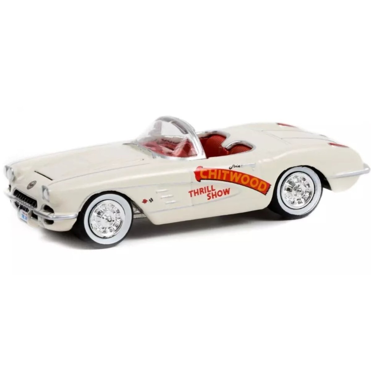 Greenlight 1958 Chevrolet Corvette Chitwood Thrill Show - 1:64 Scale - Phillips Hobbies