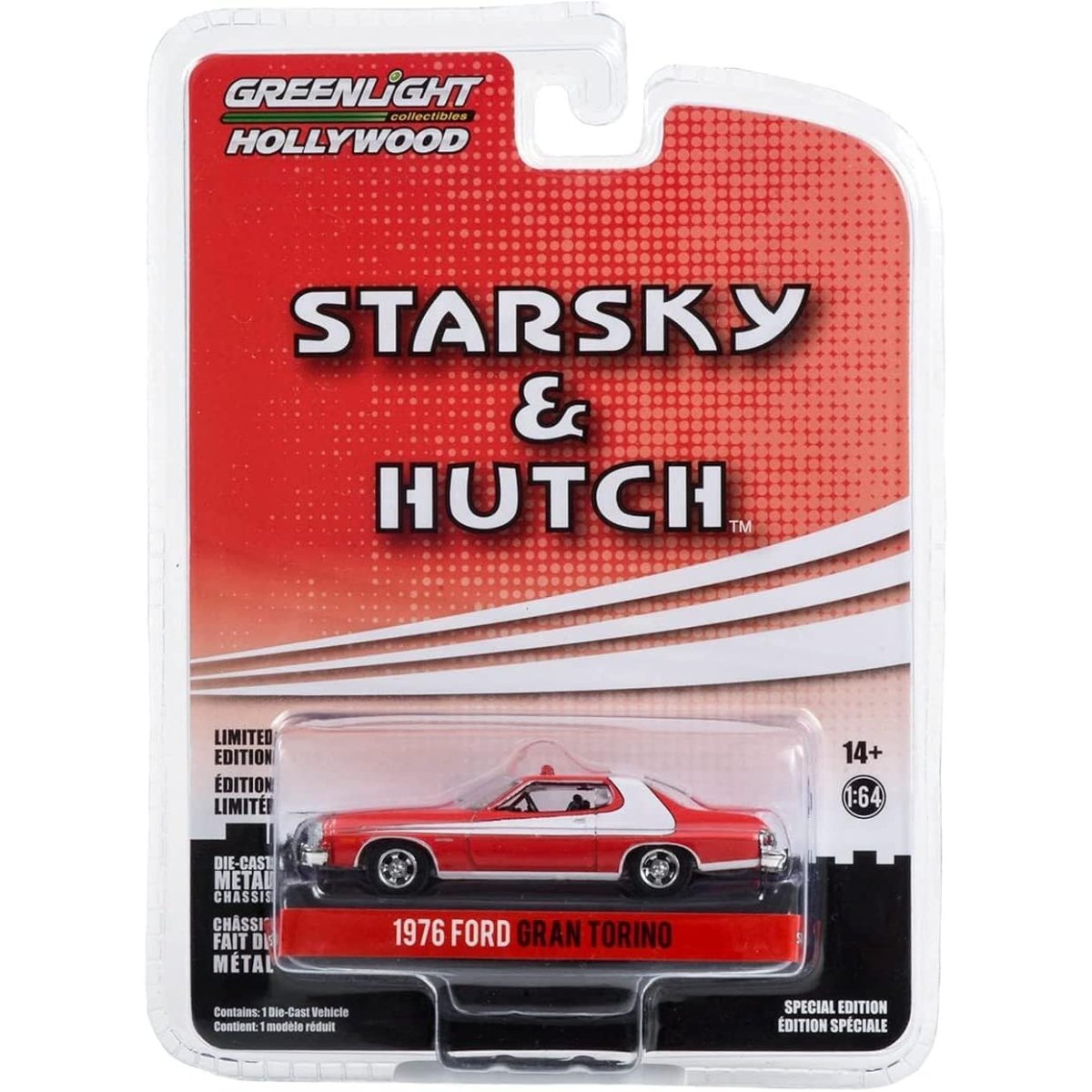 Greenlight Starsky & Hutch 1975 - 79 TV Series 2 1976 Gran Torino Crash Version - 1:64 Scale - Phillips Hobbies