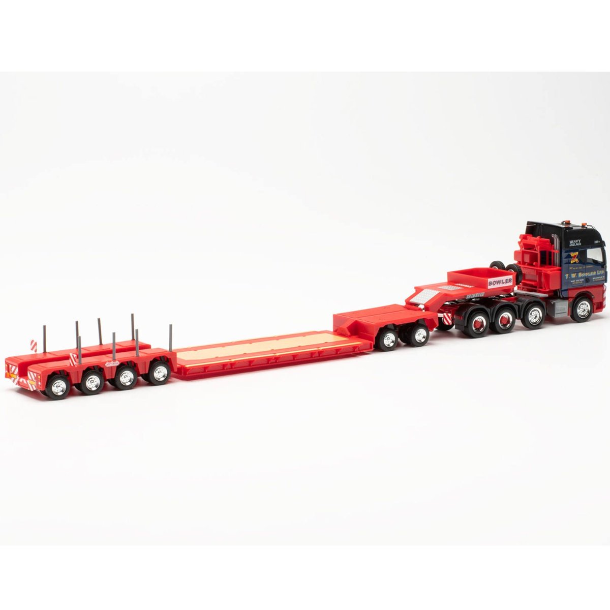 Herpa MAN TGX GX Low Loader Semitrailer Bowler Stockport - 1:87 Scale - Phillips Hobbies