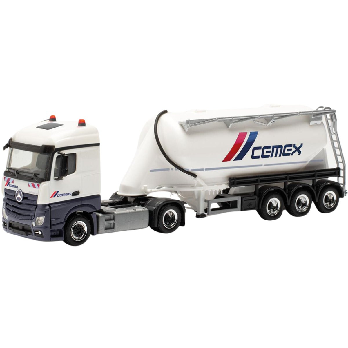 Herpa MB Actros Streamspace Bulk Silo Semitrailer Cemex - 1:87 Scale - Phillips Hobbies