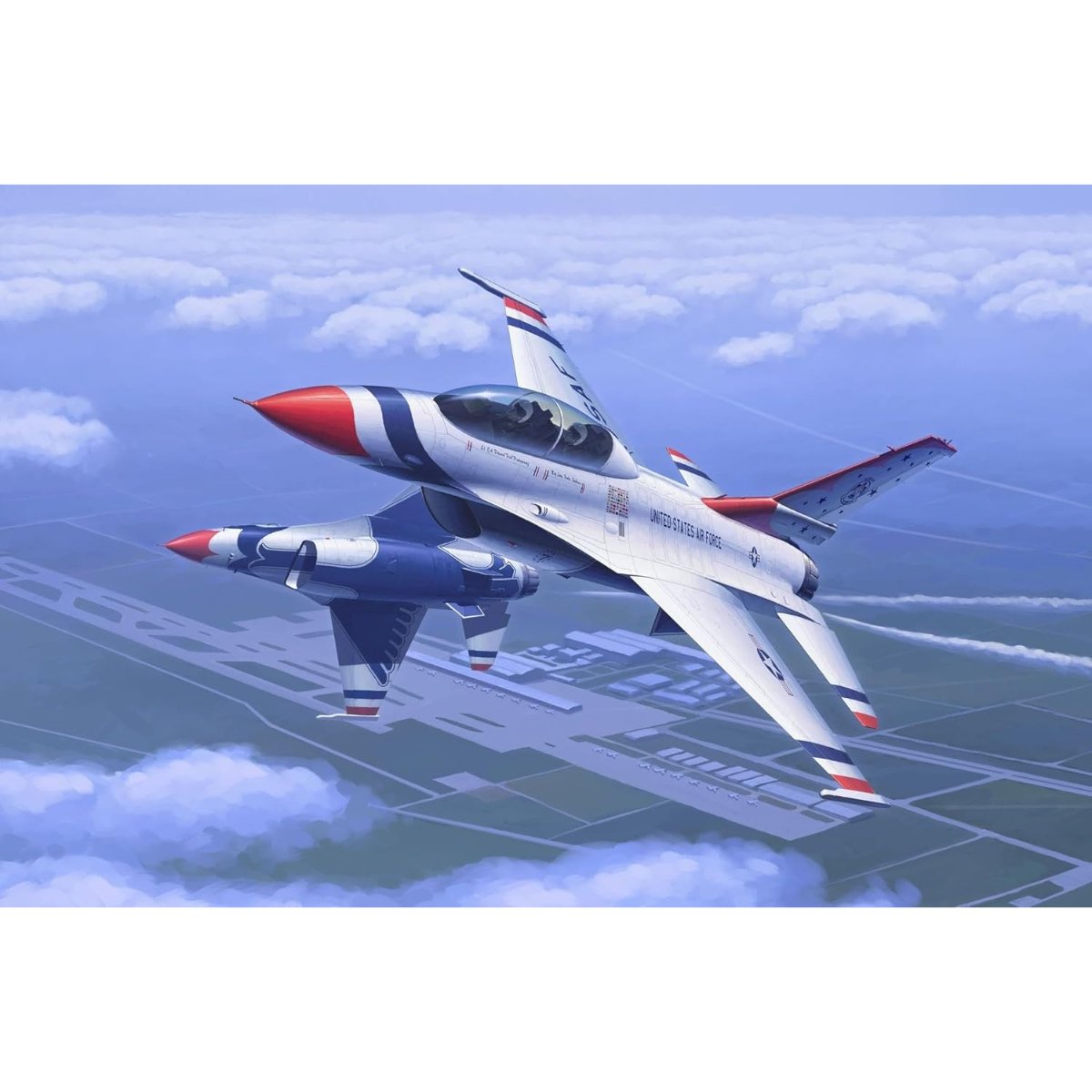 Hobbyboss F - 16D Fighting Falcon Plastic Kit - 1:72 Scale - Phillips Hobbies