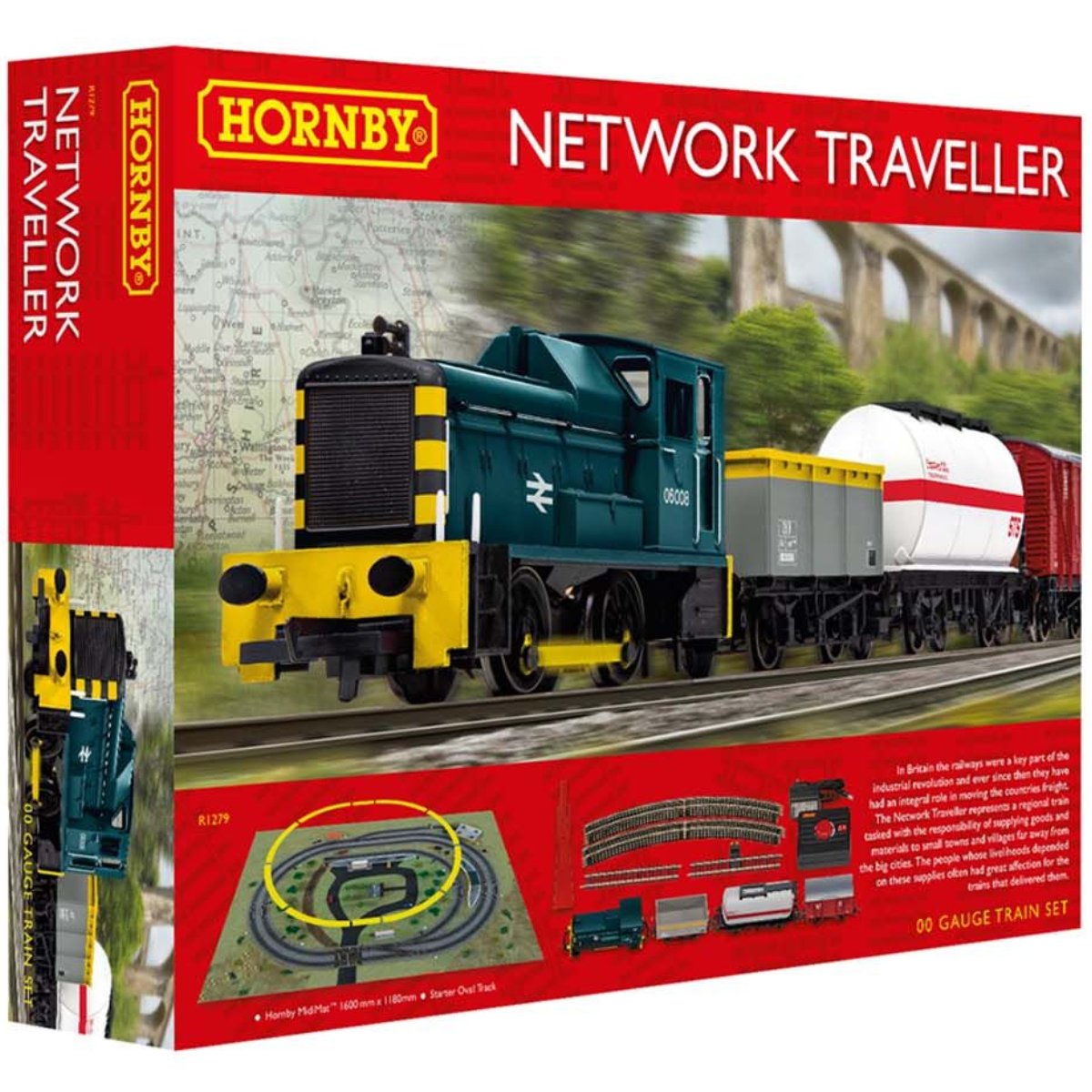 Hornby R1279M Network Traveller Train Set - OO Gauge - Phillips Hobbies