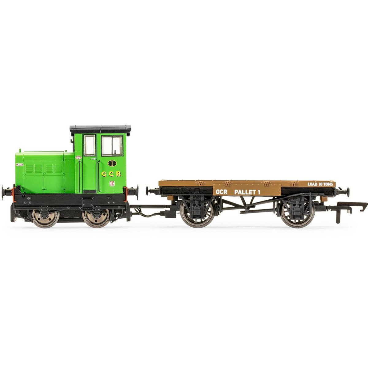 Hornby R30012 GCR(N), Ruston & Hornsby 48DS, 0 - 4 - 0, No.1 'Qwag' - OO Gauge - Phillips Hobbies