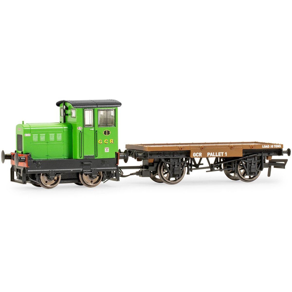 Hornby R30012 GCR(N), Ruston & Hornsby 48DS, 0 - 4 - 0, No.1 'Qwag' - OO Gauge - Phillips Hobbies