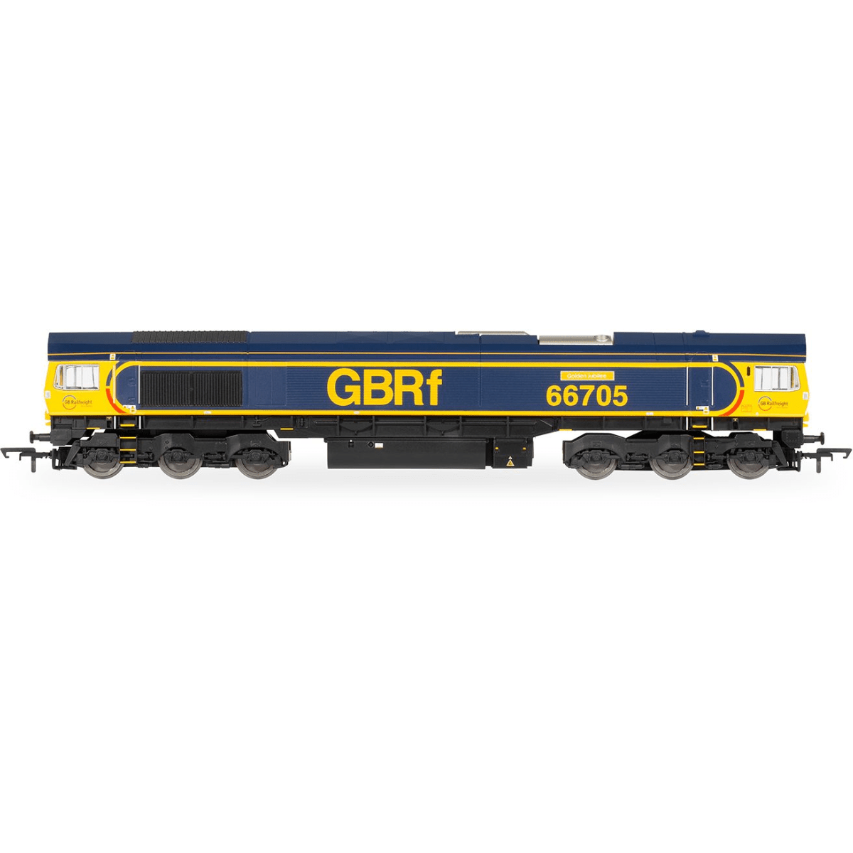 Hornby R30334 GBRf, Class 66, Co - Co, 66705 'Golden Jubilee' - OO Gauge - Phillips Hobbies