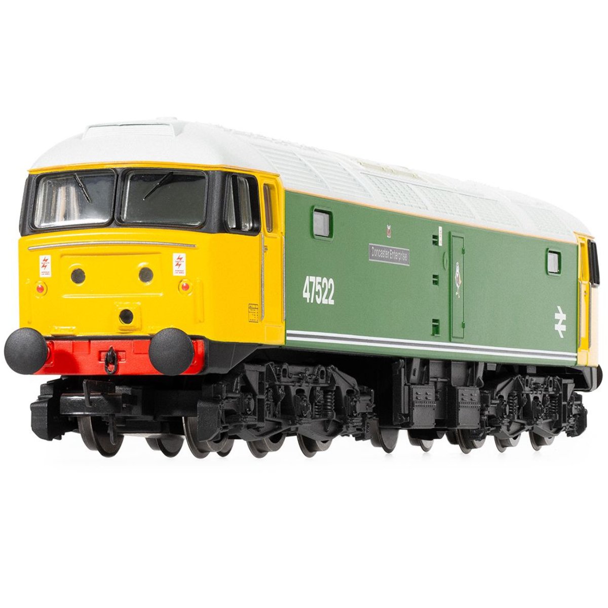 Hornby R30382 RailRoad Plus BR, Class 47, Co - Co, 47522 'Doncaster Enterprise' - OO Gauge - Phillips Hobbies