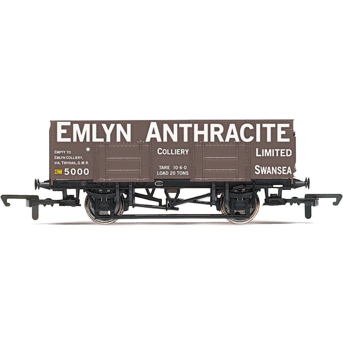 Hornby R60188 21T Coal Wagon, Emlyn Anthracite - OO Gauge - Phillips Hobbies