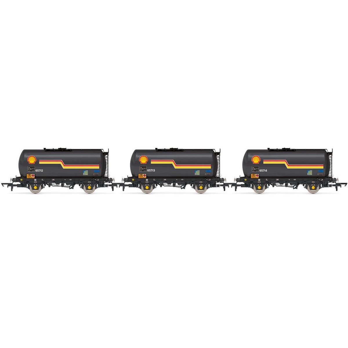 Hornby R60259 Shell, TTA Tank Wagon Triple Pack - OO Gauge - Phillips Hobbies