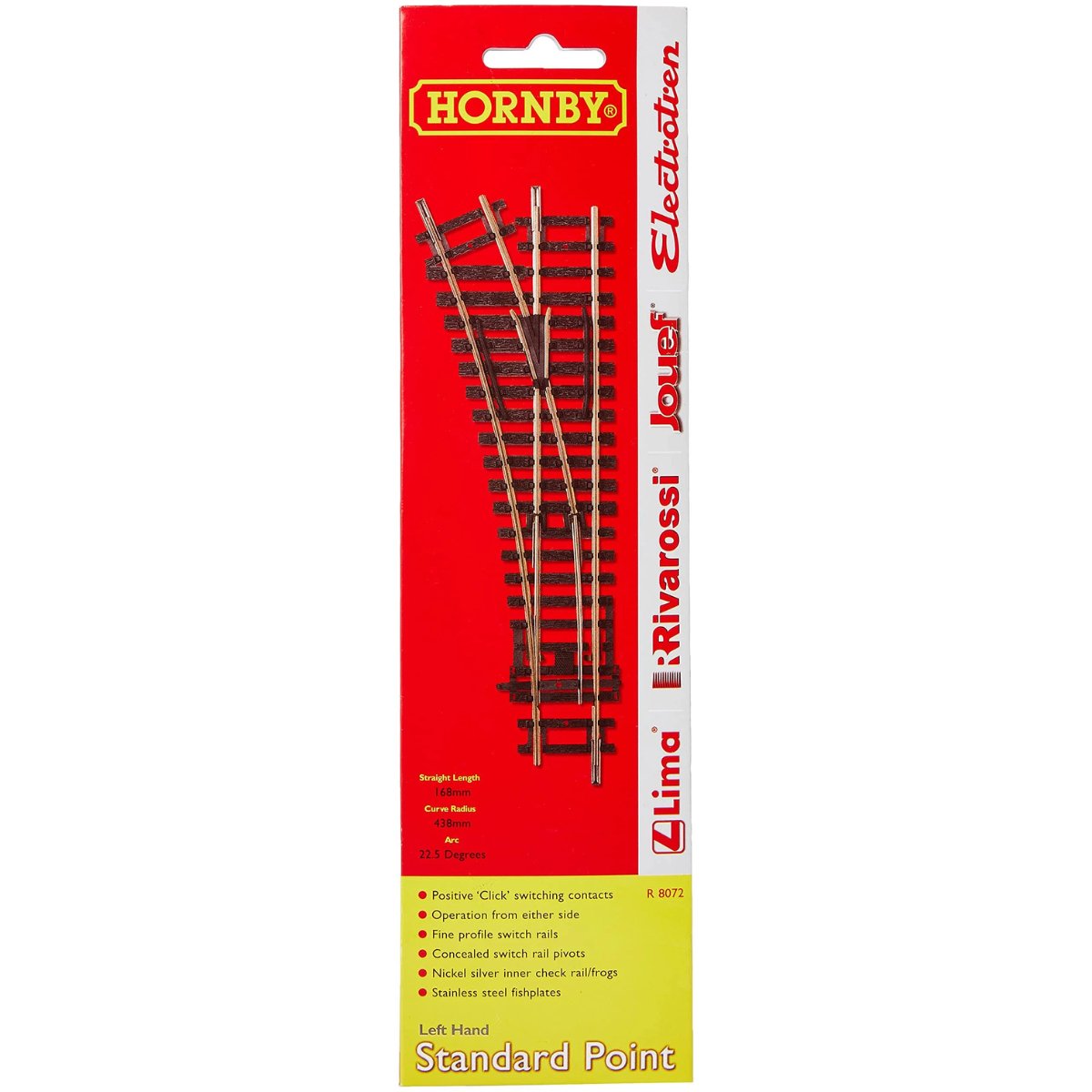 Hornby R8072 Left Hand Point - OO Gauge - Phillips Hobbies