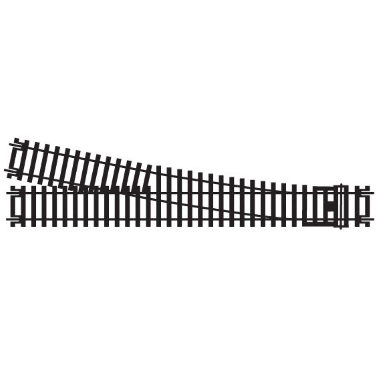 Hornby R8078 Right Hand Express Point Track - OO Gauge - Phillips Hobbies