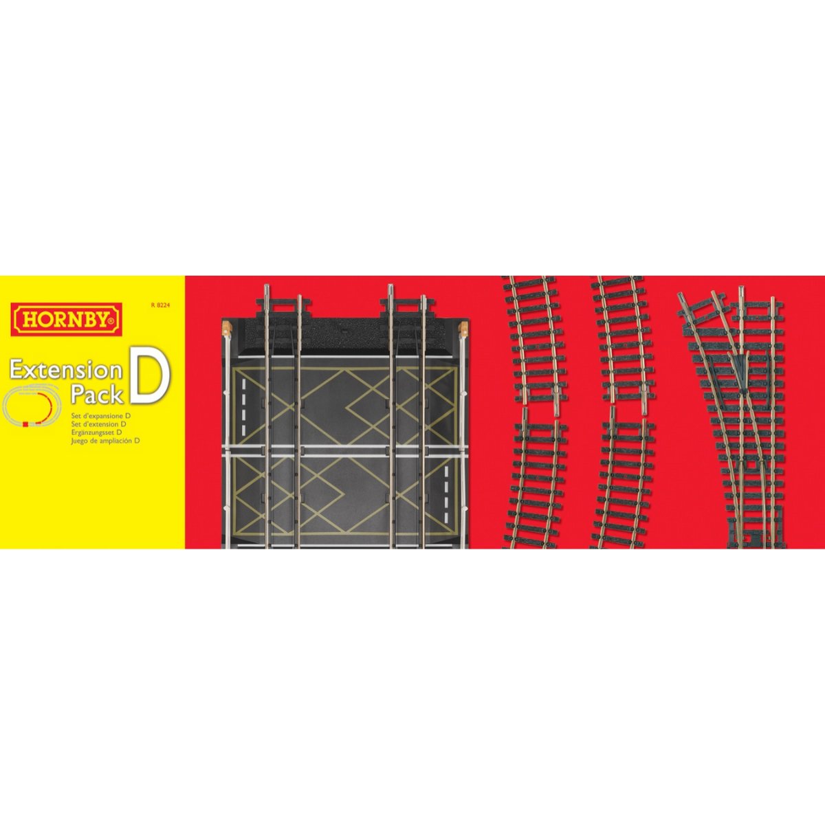 Hornby R8224 Track Extension Pack D - OO Gauge - Phillips Hobbies