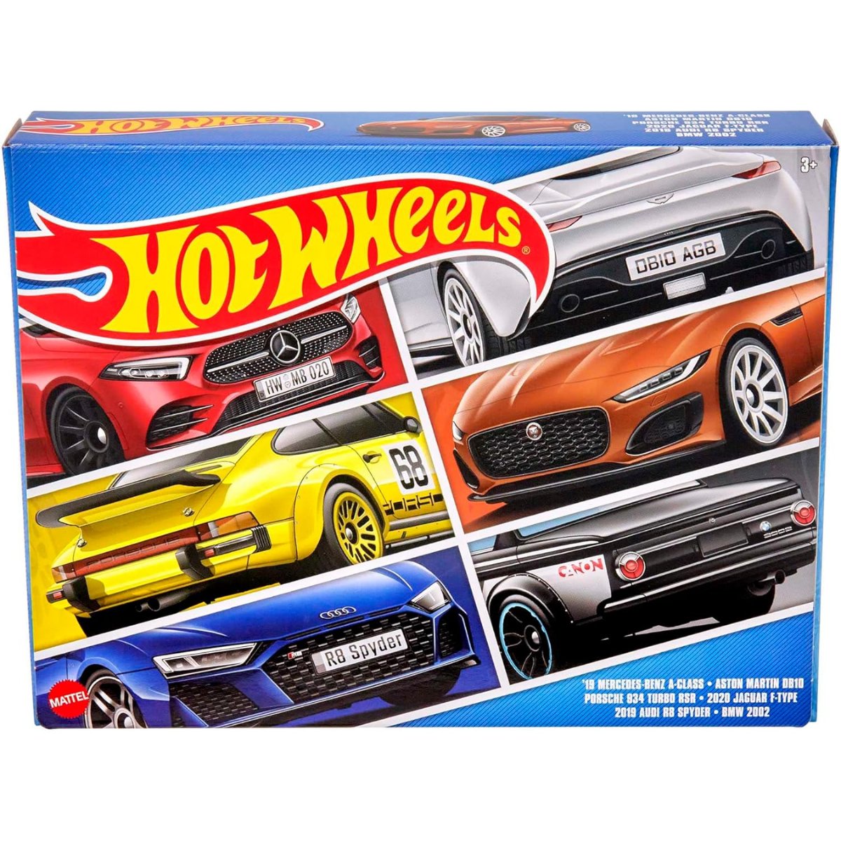 Hot Wheels European Car Culture Multipack of 6 Cars - 1:64 Scale - Phillips Hobbies