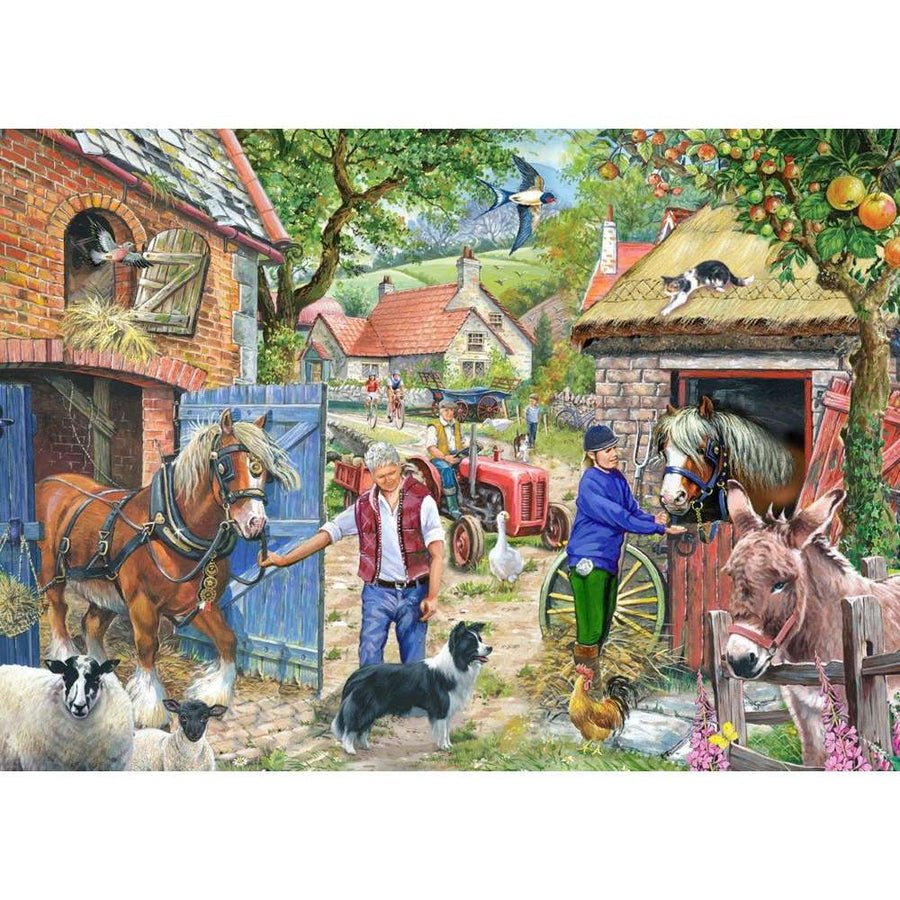 House of Puzzles Appletree Lane - 1000 Piece Jigsaw Puzzle - Phillips Hobbies