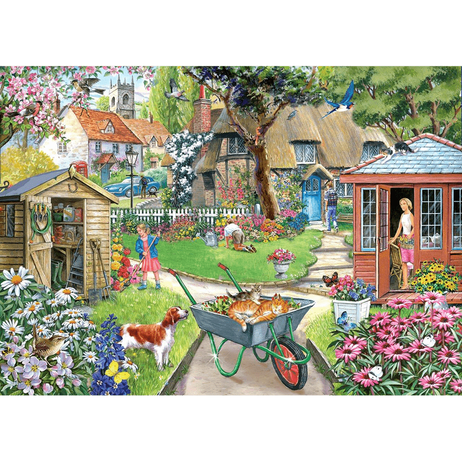 House of Puzzles Bloomin' Lovely - BIG 500 Piece Jigsaw Puzzle - Phillips Hobbies