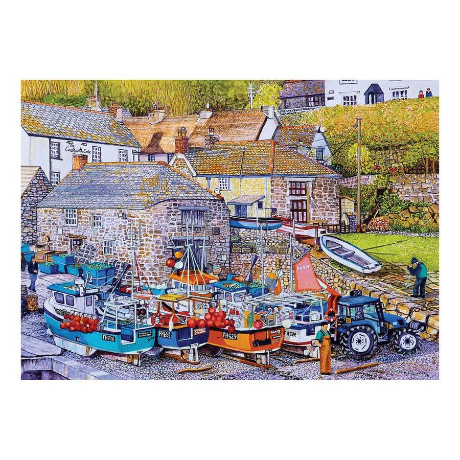 House of Puzzles Cadgwith Cove BIG 500 Piece Jigsaw Puzzle - Phillips Hobbies