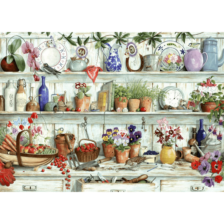 House of Puzzles Posies & Produce - BIG 500 Piece Jigsaw Puzzle - Phillips Hobbies