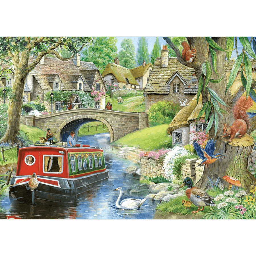 House of Puzzles Taking It Easy - BIG 250 Piece Jigsaw Puzzle - Phillips Hobbies