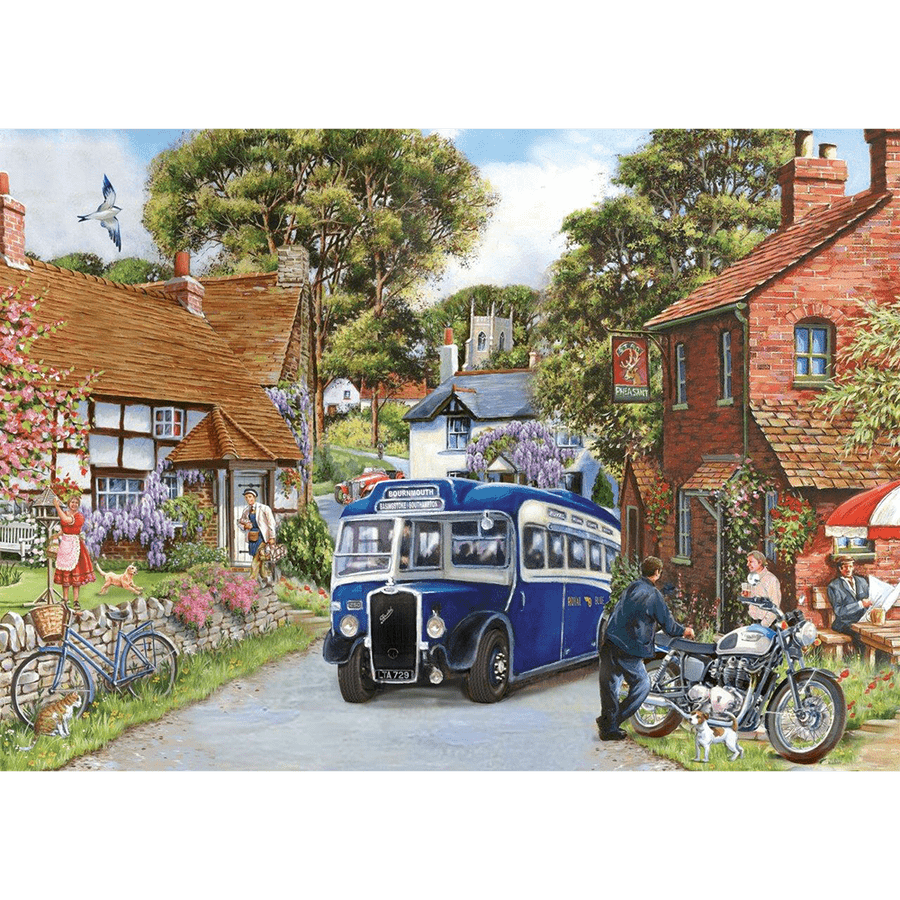 House of Puzzles Tight Corner - 500 Piece Jigsaw Puzzle - Phillips Hobbies