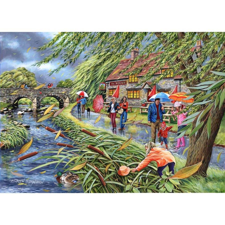 House of Puzzles Wind at the Willows - 1000 Piece Jigsaw Puzzle - Phillips Hobbies