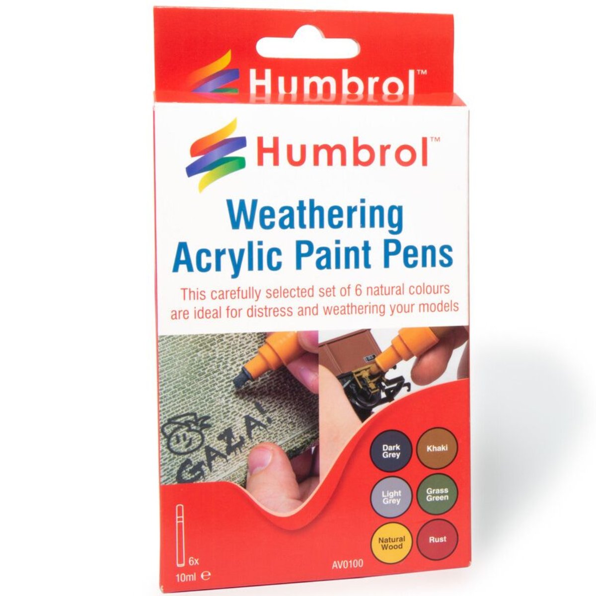 Humbrol AV0100 Weathering Pens - Phillips Hobbies