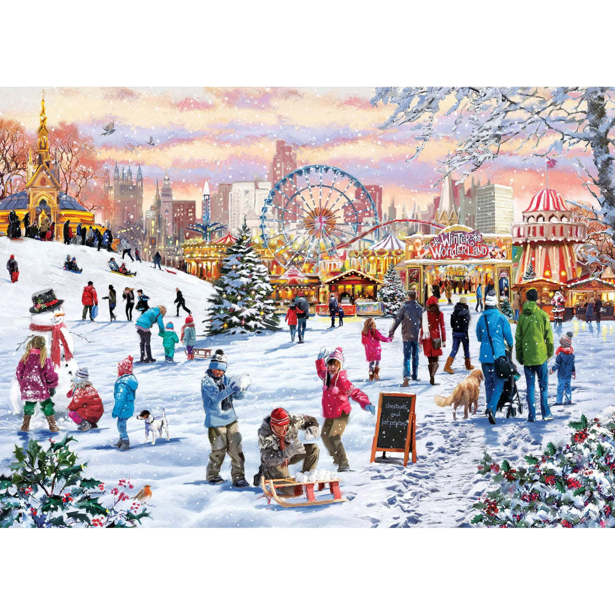 Hyde Park Wonderland - Gibsons 1000 Piece Jigsaw Puzzle - Phillips Hobbies