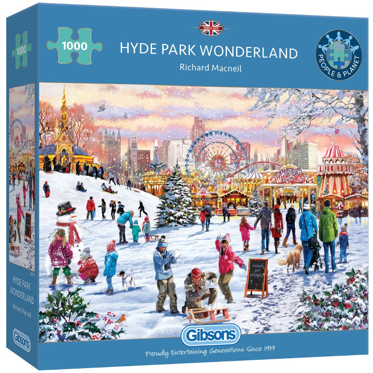 Hyde Park Wonderland - Gibsons 1000 Piece Jigsaw Puzzle - Phillips Hobbies