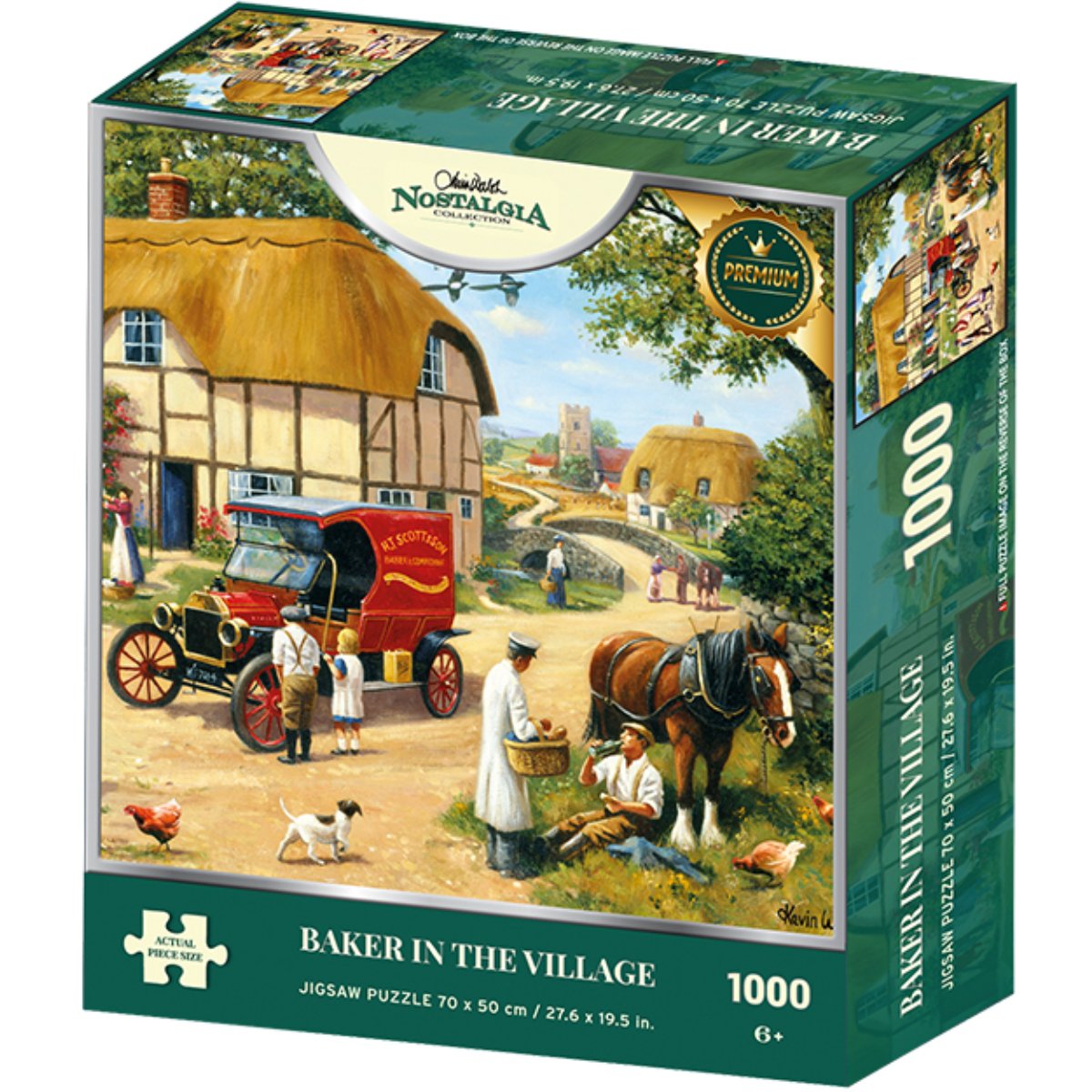 Kevin Walsh Baker In The Village Jigsaw Puzzle 1000 Pieces - Phillips Hobbies