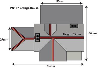 Metcalfe PN157 Grange House Card Kit - N Gauge - Phillips Hobbies