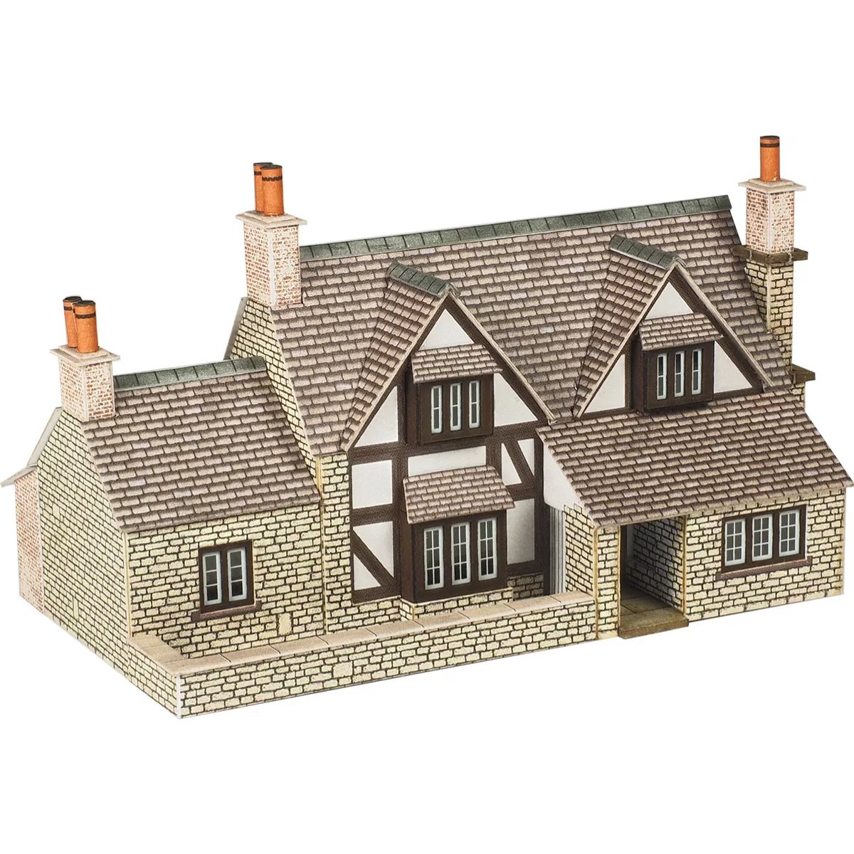 Metcalfe PN167 Town End Cottage Card Kit - N Gauge - Phillips Hobbies