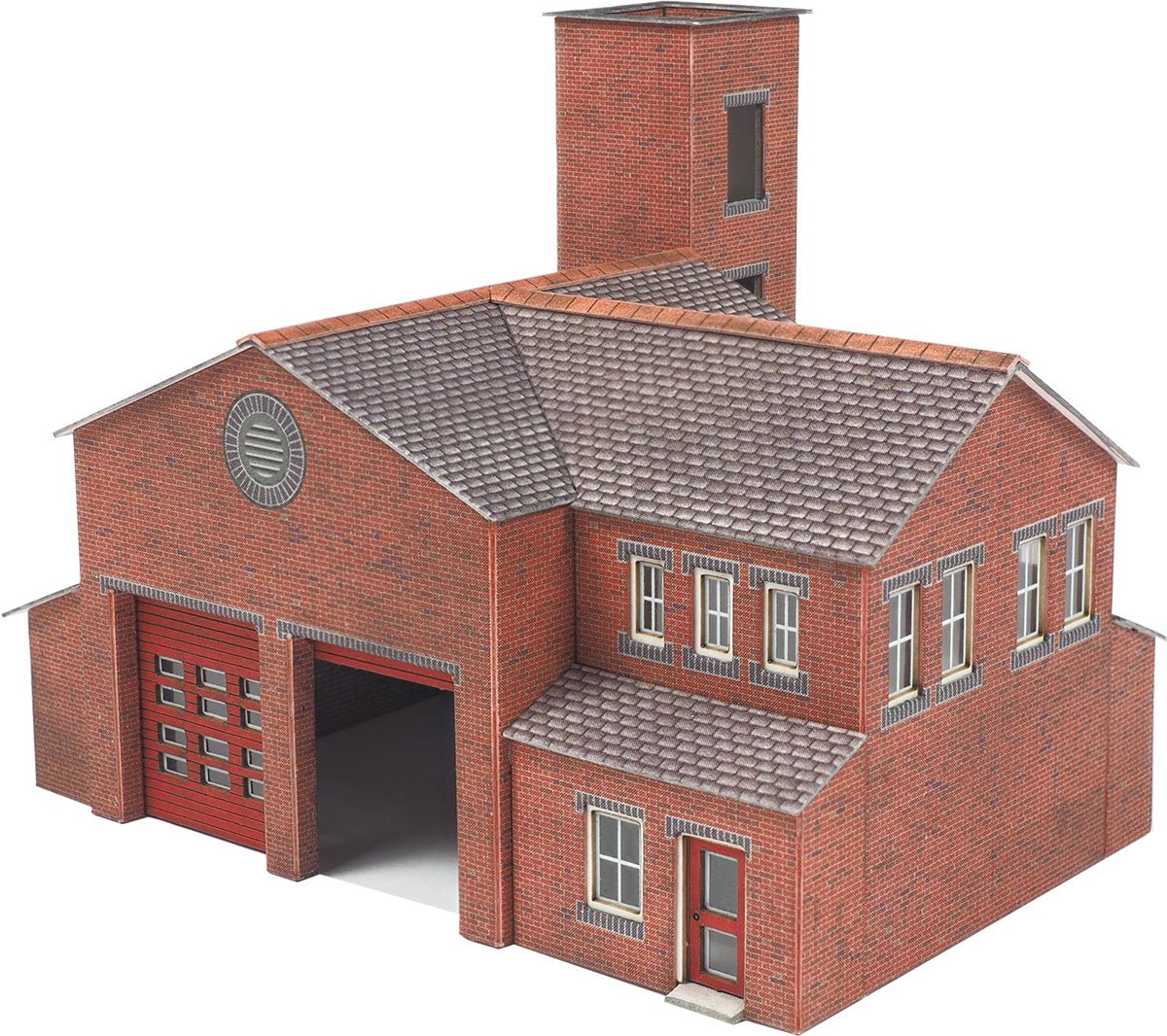 Metcalfe PN189 Fire Station Card Kit - N Scale - Phillips Hobbies