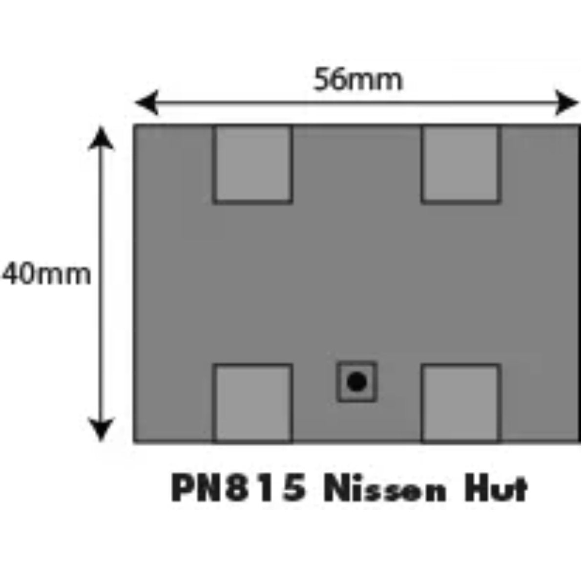 Metcalfe PN815 Nissen Hut Card Kit - N Gauge - Phillips Hobbies