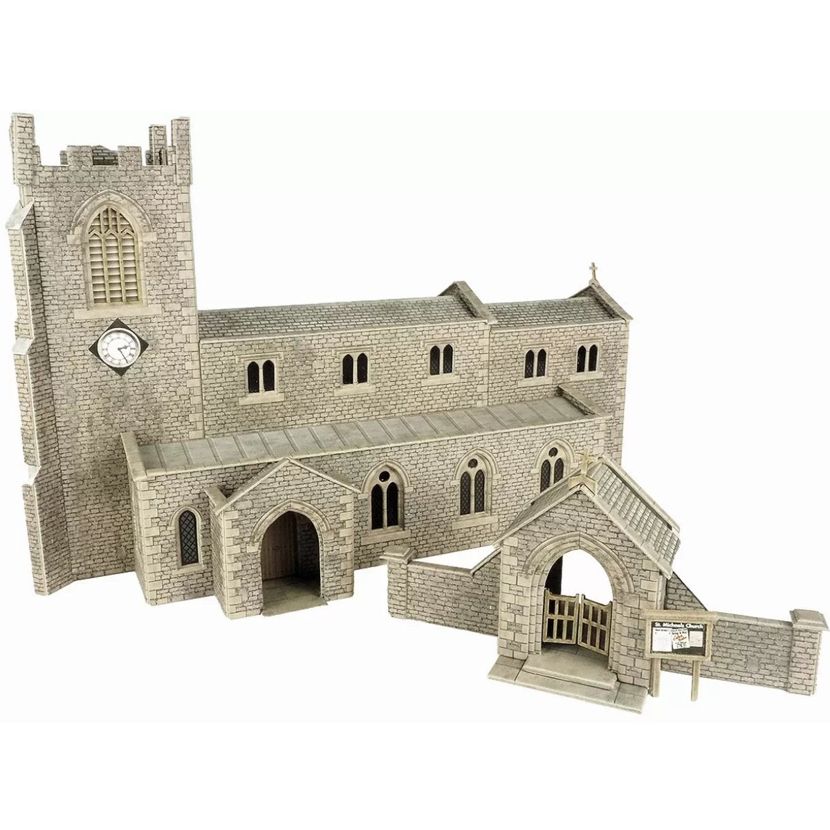 Metcalfe PO226 Parish Church - 00/H0 Scale Card Kit - Phillips Hobbies