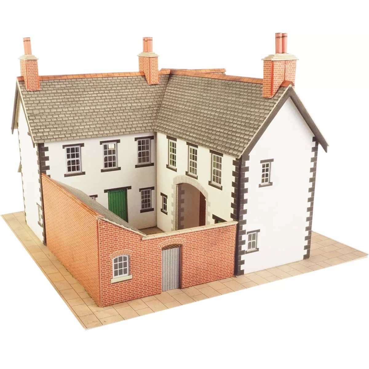 Metcalfe PO228 Coaching Inn - 00/H0 Scale Card Kit - Phillips Hobbies