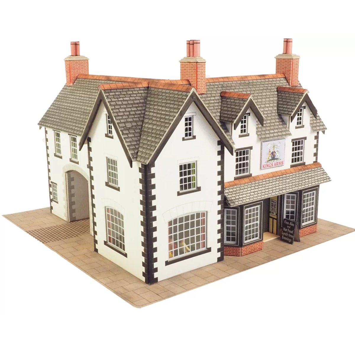 Metcalfe PO228 Coaching Inn - 00/H0 Scale Card Kit - Phillips Hobbies