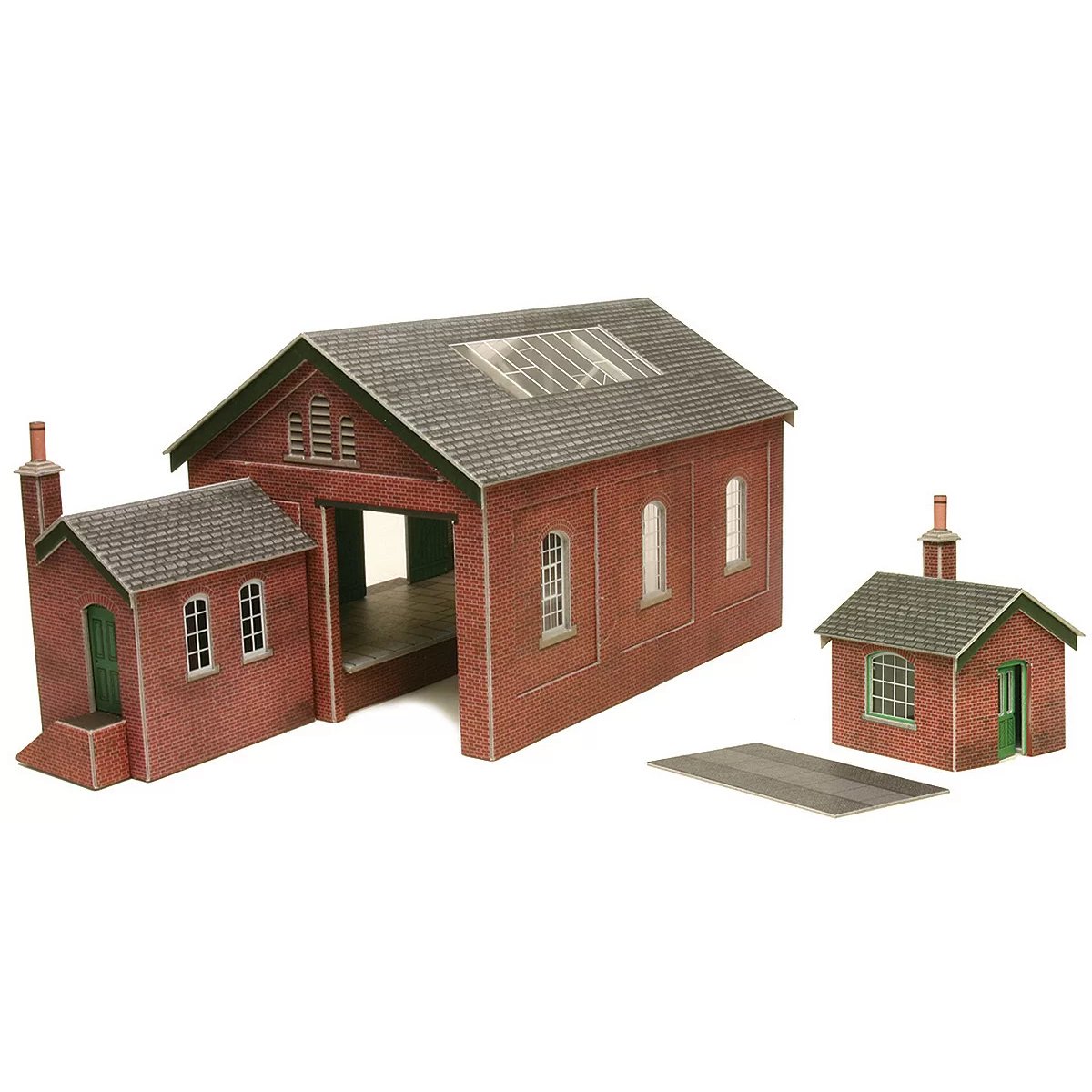 Metcalfe PO232 Goods Shed - 00/H0 Scale Card Kit - Phillips Hobbies