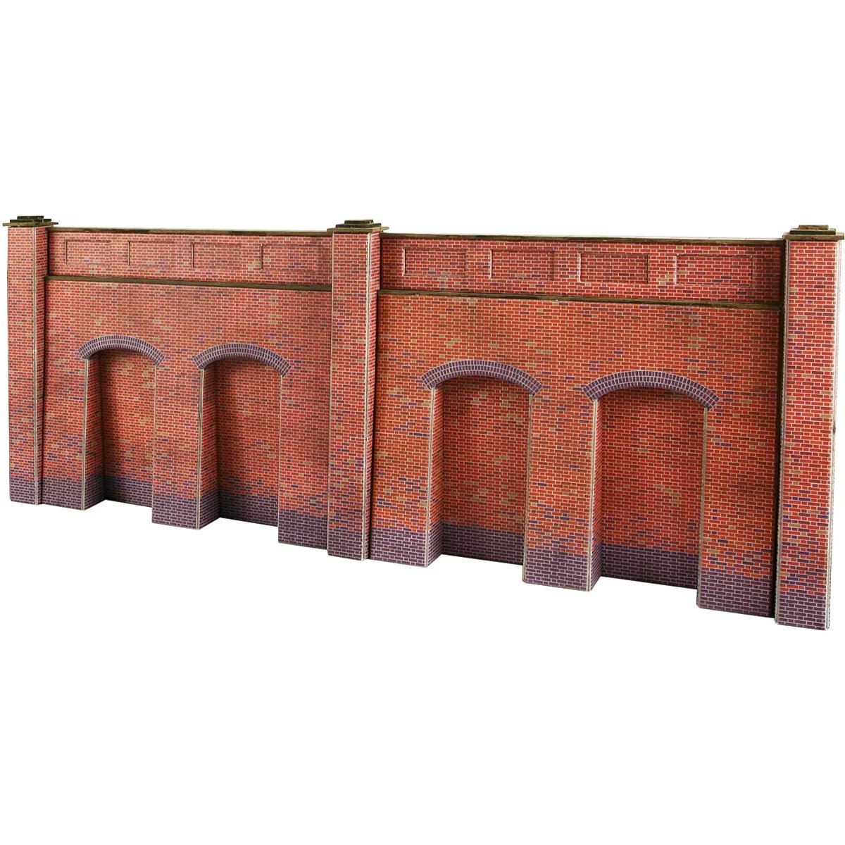 Metcalfe PO244 Retaining Wall in Red Brick - 00/H0 Scale - Phillips Hobbies