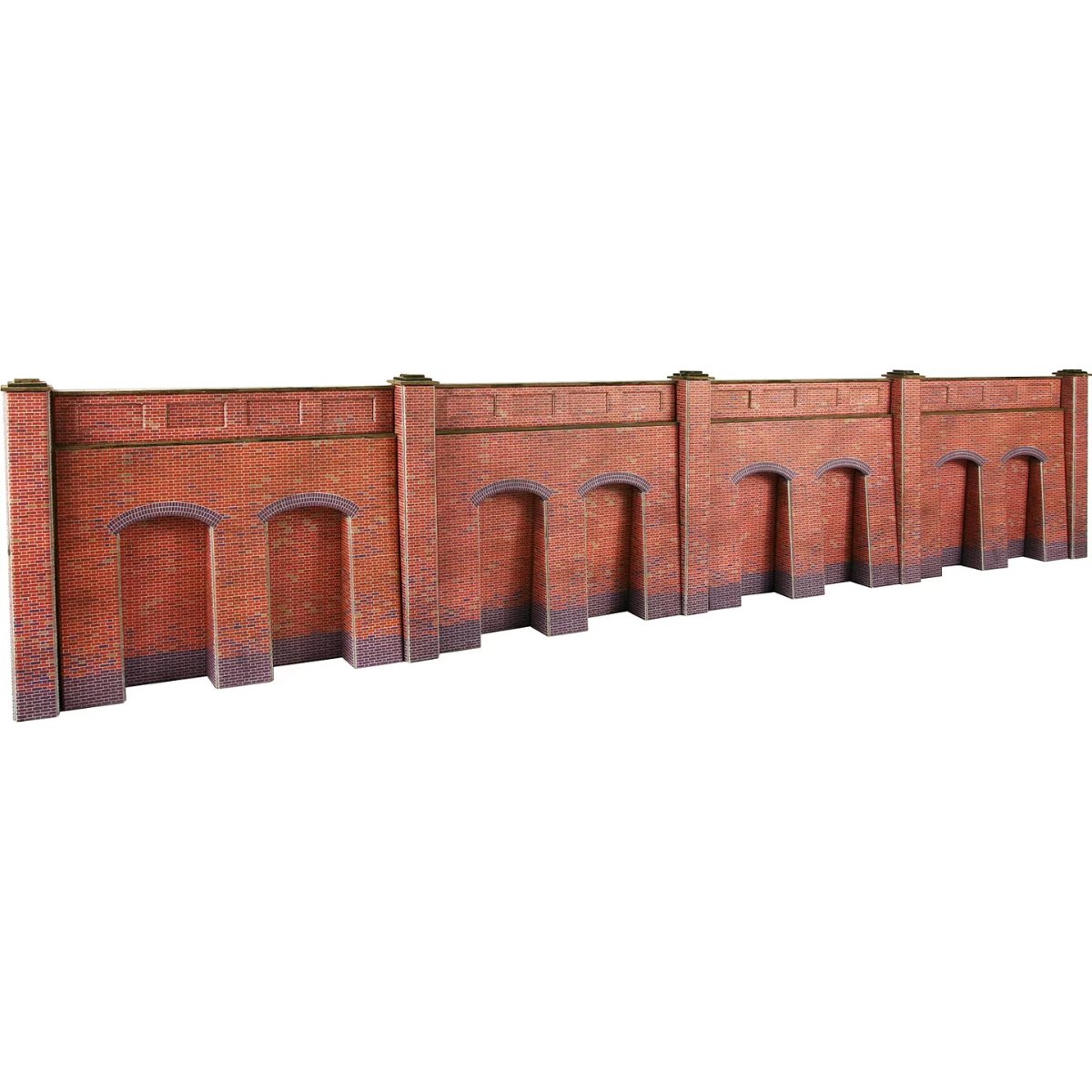 Metcalfe PO244 Retaining Wall in Red Brick - 00/H0 Scale - Phillips Hobbies