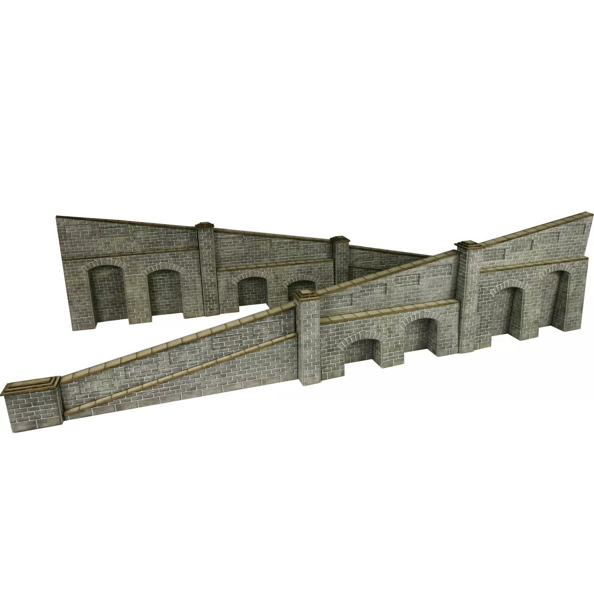 Metcalfe PO249 Tapered Retaining Wall in Stone - 00/H0 Scale - Phillips Hobbies