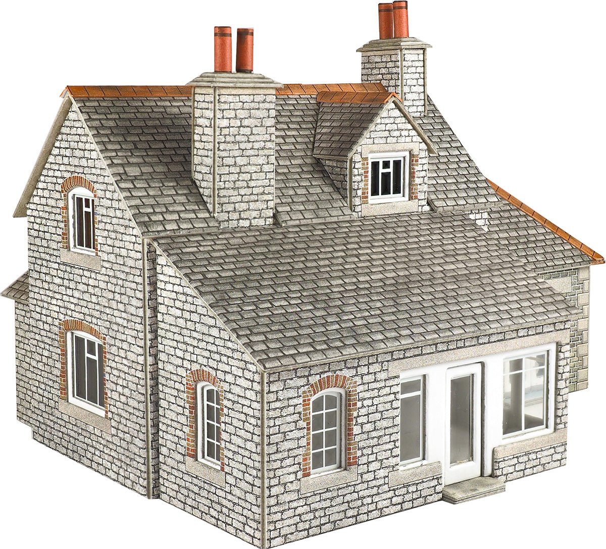 Metcalfe PO257 Grange House Card Kit - 00/H0 Gauge - Phillips Hobbies